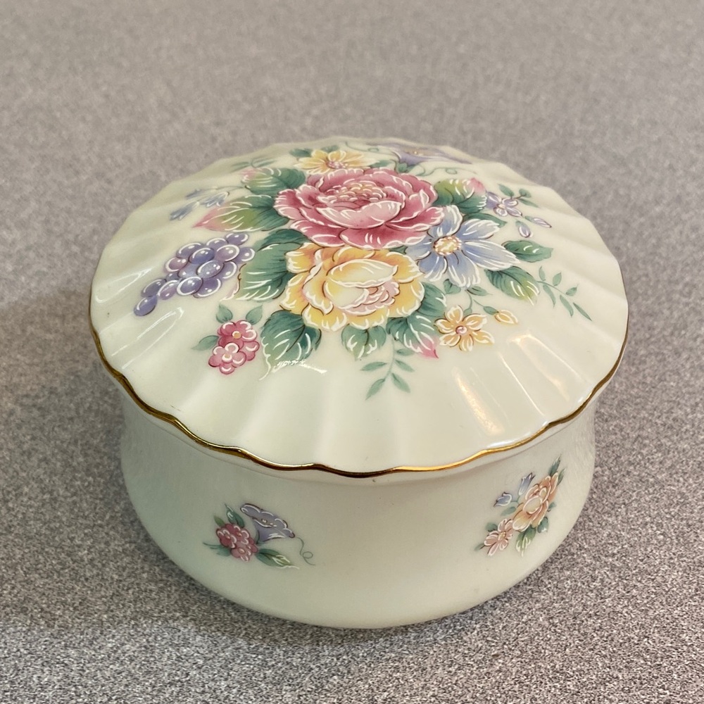 Melodies Porcelain Trinket Box